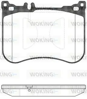 P1434300 Колодки тормозные дисковые передние Mercedes-benz S-class 2.1 13-,Mercedes-benz WOKING підбір по vin на Brocar