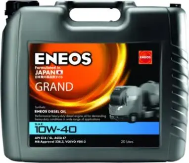 EU0048201N ENEOS GRAND 10W-40 (20L) Eneos подбор по vin на Brocar