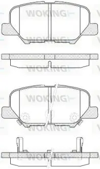 P1436302 Гальмівні колодки задн. ASX/Outlander/C4/6/4008 12- WOKING підбір по vin на Brocar