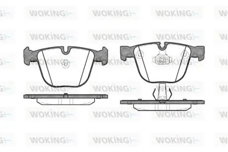 P992300 Колодки тормозные WOKING підбір по vin на Brocar