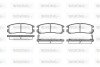 Колодки тормозные диск. задн. (пр-во Remsa) Mitsubishi Galant 96>04, 04> (P3913.02) WOKING