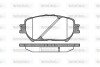 P984300 Колодки тормозные диск. перед. (пр-во Remsa) Toyota Camry 2.0 01-06,Toyota Camry 2.4 01-06 (P9843.00) WOKING WOKING підбір по vin на Brocar