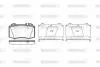 P669300 Колодки тормозные диск. перед. (пр-во Remsa) MB C203 E211 S220 S221 Brembo ver. (P6693.00) WOKING WOKING підбір по vin на Brocar
