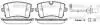 Гальмівні колодки зад. Audi A6 10- (TRW) P12433.10