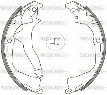 Z464800 Колодки тормозные бараб. задн. (пр-во Remsa) VW Amarok 10> (Z4648.00) WOKING WOKING подбор по vin на Brocar