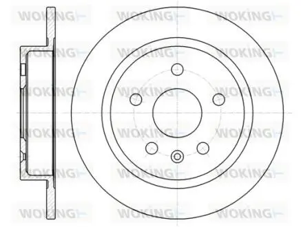 D6127900 Гальмівний диск задн. Malibu/Regal/Insignia/Insignia/Malibu/9-5 08- WOKING подбор по vin на Brocar