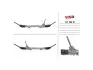 HY122R Рульова рейка без ГПК HYUNDAI ELANTRA 2013-, VELOSTAR 2013- MSG підбір по vin на Brocar