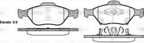 P666312 Колодки тормозные WOKING подбор по vin на Brocar