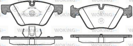 P1152330 Гальмівні колодки F10/F11 (09-17) WOKING підбір по vin на Brocar