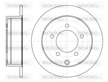 D6137700 Гальмівний диск задн. Lancer 10- WOKING підбір по vin на Brocar