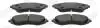 573718J CHEVROLET Тормозные колодки передн.Lacetti, Epica 2.0 JURID підбір по vin на Brocar