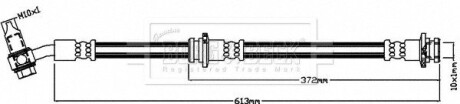 BBH8421 Гальмiвний шланг FRONT LH BORG&BECK підбір по vin на Brocar