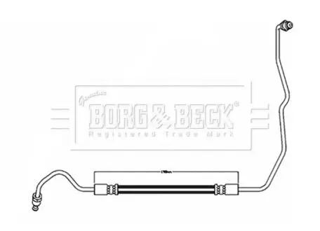 BBH8597 Гальмiвний шланг REAR RH BORG&BECK підбір по vin на Brocar