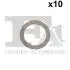 232150010 Прокладка пробки зливної масляного піддону Audi/Fiat/Mazda/Opel/Renault (14x21x1.5) (к-кт 10шт) FA1 підбір по vin на Brocar
