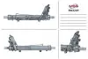 Рульова рейка з ГПК  BMW X3 (E83) 04-09 BW223R