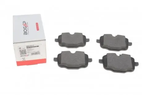 B8210117 Колодки гальмівні (задні) BMW 5 (F10/F11)/6 (F12/F13)/ 7 (G11/G12)/X5 (G05)/X6 (G06)/X7 (G07) 10- BOGAP підбір по vin на Brocar