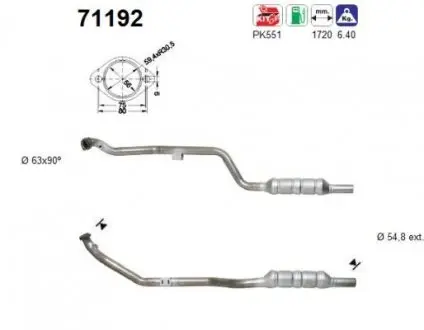 9941962 Каталізатори STARLINE подбор по vin на Brocar