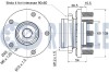 221879 HYUNDAI К-т подшипника ступицы перед. i30 (FD) 1.6 07-16,i30 (GD) 45017 11-16, KIA RUVILLE підбір по vin на Brocar