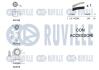 550376 К-кт. грм. (ремень + 3 шт. ролика + крепление)VW 2.0 TDI -12 RUVILLE підбір по vin на Brocar