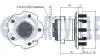 221335 NISSAN Ступица задн. с ABS Qashqai 1.5 10-, X-Trail2.0 -7 RUVILLE підбір по vin на Brocar
