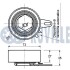 541087 Ролик натягувача ременя T4, LT28-46 2.5TDI, VOLVO S70,S80 RUVILLE підбір по vin на Brocar