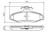 0986495068 Гальмівні колодки дискові BOSCH підбір по vin на Brocar