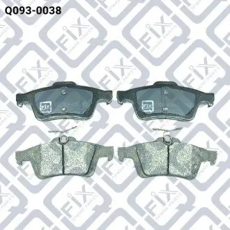 Q0930038 Колодки гальмівні дискові задні Q-FIX подбор по vin на Brocar