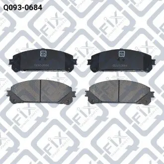 Q0930684 Колодки гальмівні передні Q-FIX подбор по vin на Brocar