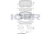 Колодки тормозные (задние) Hyundai Tucson IV 20-/Kia Sportage V 21- 182421