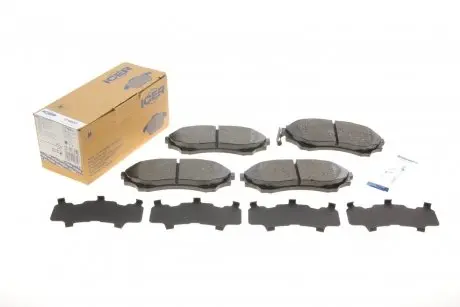 181822 Колодки гальмівні (передні) Ford Ranger 99-12 ICER підбір по vin на Brocar