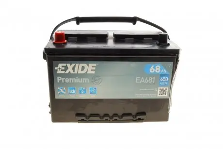 EA681 Акумулятор EXIDE підбір по vin на Brocar