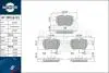 Колодки тормозные дисковые комплект RT 2PD16722