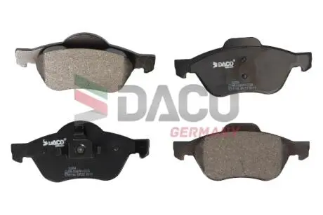 323954 Колодки гальмівні дискові пер. DACO підбір по vin на Brocar