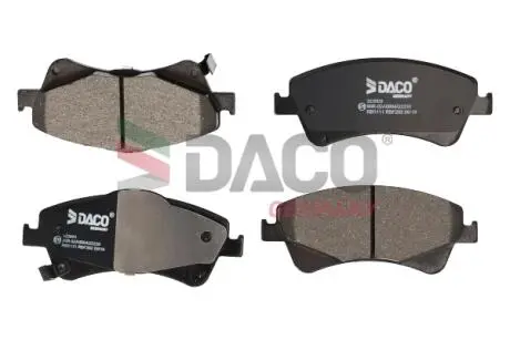 323903 Колодки гальмівні дискові пер. DACO підбір по vin на Brocar