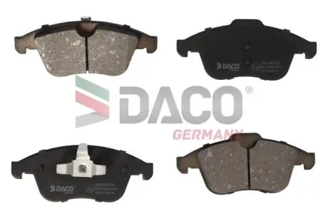323033 Колодки гальмівні дискові пер. DACO підбір по vin на Brocar