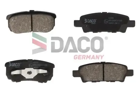 322506 Колодки гальмівні дискові зад. DACO підбір по vin на Brocar