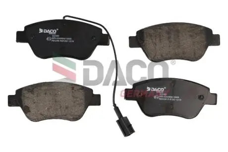 322365 Колодки гальмівні дискові пер. DACO підбір по vin на Brocar