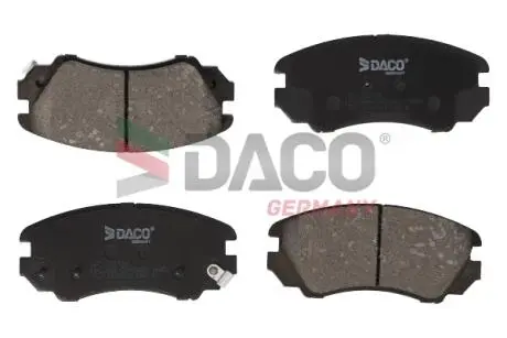 321728 Колодки гальмівні дискові пер. DACO підбір по vin на Brocar