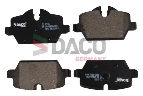 321530 Колодки гальмівні дискові зад. DACO підбір по vin на Brocar