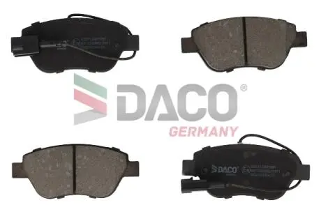 320511 Колодки гальмівні дискові пер. DACO підбір по vin на Brocar