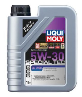 21380 1л SPECIAL TEC B FE 5W-30 Олива двиг. синтетичнаACEA A5/B5, API SL, BMW LIQUI MOLY підбір по vin на Brocar