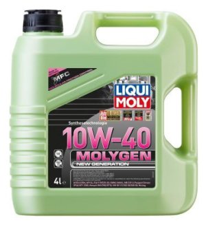 8538 4л MOLYGEN NEW GENERATION 10W-40 ОЛИВА МОТОРНА LIQUI MOLY подбор по vin на Brocar