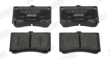 572146J Тормозный колодки передние 323 45170 89-94 JURID подбор по vin на Brocar
