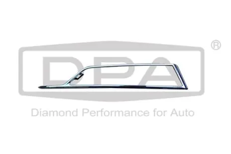 88531826702 Накладка решетки бампера левая хром Skoda Octavia (20-) (88531826702) DPA DPA підбір по vin на Brocar