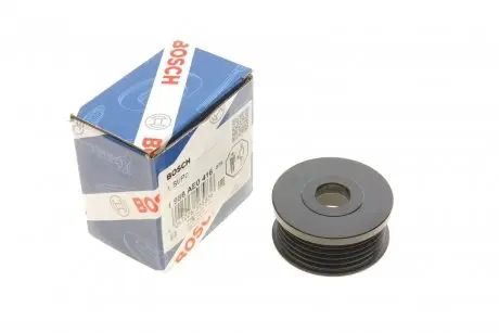 1986AE0416 Шків генератора Opel Astra G/Corsa C 1.2-2.0 98-09 BOSCH підбір по vin на Brocar