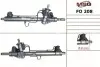 Рульова рейка з ГПК FORD TRANSIT CONNECT (P65_, P70_, P80_) 02-13; FORD TOURNEO CONNECT I 02-13 FO208