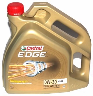 EDG03344X4 Олива EDGE 0W-30 A3/B4 (4L) CASTROL підбір по vin на Brocar