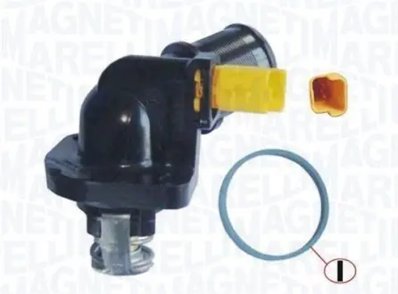 TE0025 MARELLI CITROEN Термостат Nemo,C2,C3,Fiat Fiorino,Peugeot Bipper,206/207 1.4/1.6 -3 MAGNETI MARELLI підбір по vin на Brocar