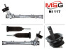 Рульова рейка без ГПК  NISSAN TIIDA 2007-2014 NI117