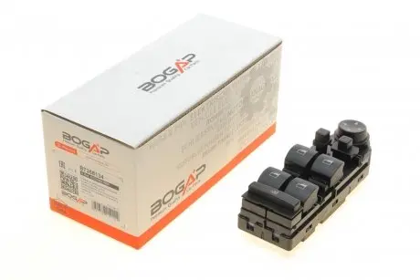 B7358134 Кнопка склопідіймача (L) BMW 5 (E60) 03-10 M57/N43/N52/N53/N62 (блок) BOGAP підбір по vin на Brocar